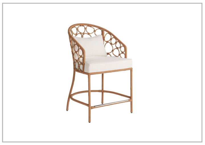Universal Furniture Pebble Rattan Counter Chair