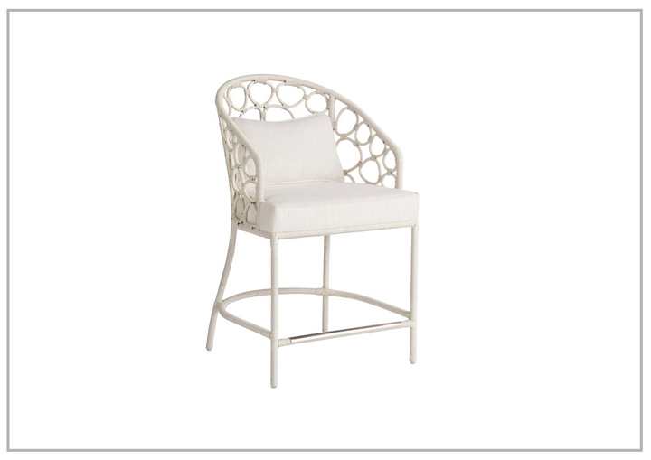 Universal Furniture Pebble Rattan Counter Chair