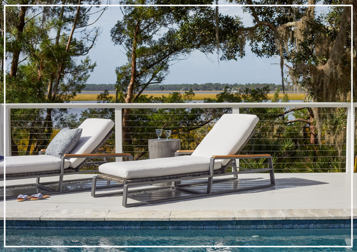 Universal Furniture San Clemente Chaise Lounge in Gray-sofabed.com