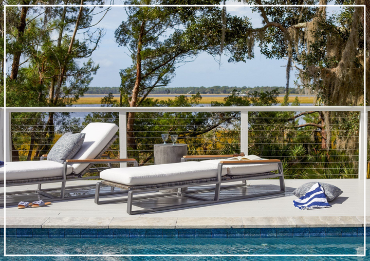 Universal Furniture San Clemente Chaise Lounge in Gray-sofabed.com