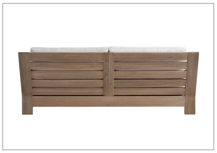 Universal Furniture Saratoga Sofa With Weathered Teak Finish