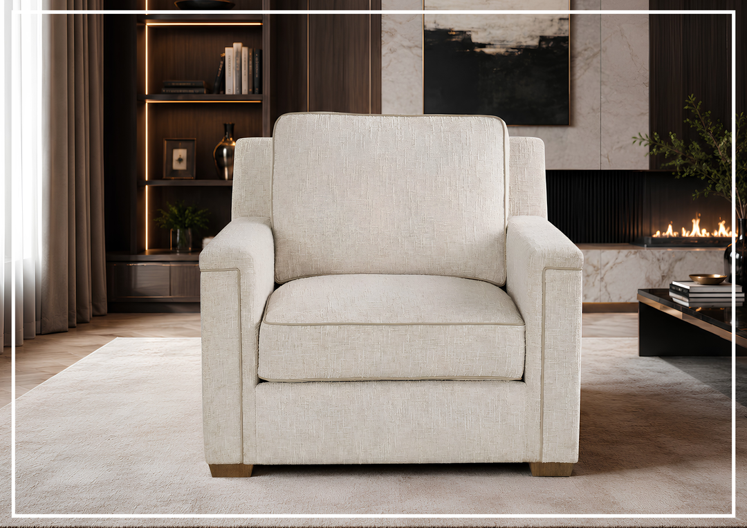 Universal Furniture Sophie Fabric Chair with Deep Seating
