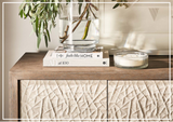 Universal San Roque 72" Wooden Console With 4 Doors