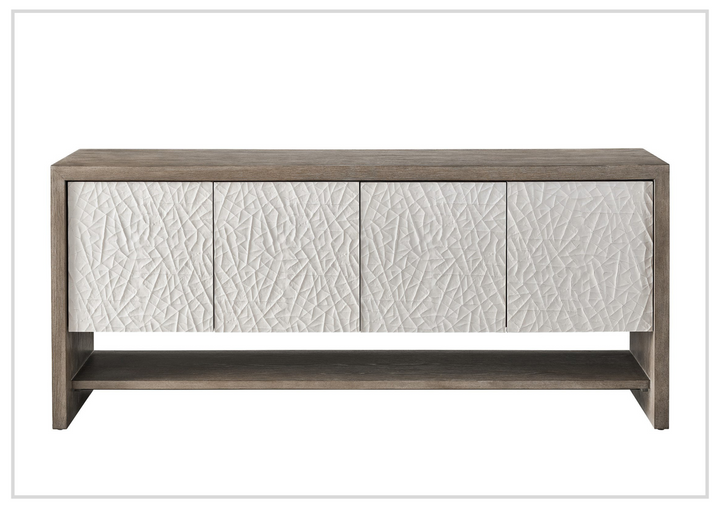 Universal San Roque 72" Wooden Console With 4 Doors