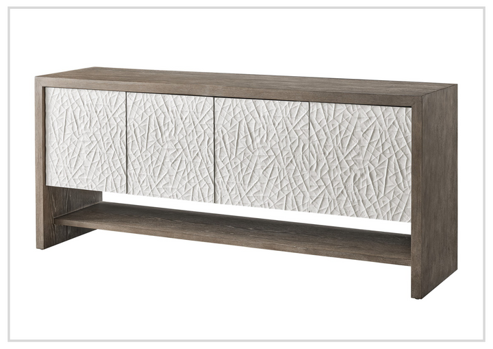 Universal San Roque 72" Wooden Console With 4 Doors