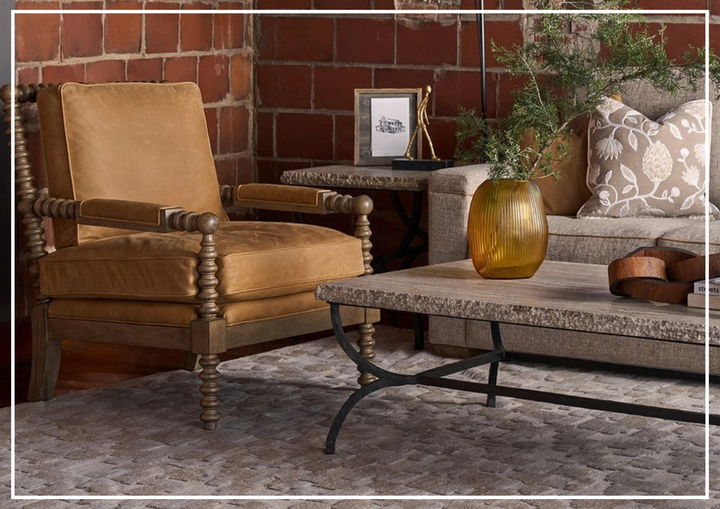 Universal Furniture Soho Modern Leather Accent Chair