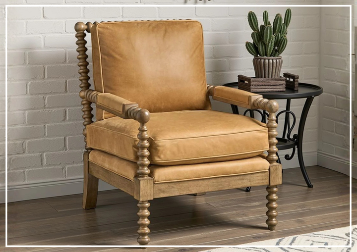 Universal Furniture Soho Modern Leather Accent Chair