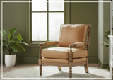 Universal Furniture Soho Modern Leather Accent Chair