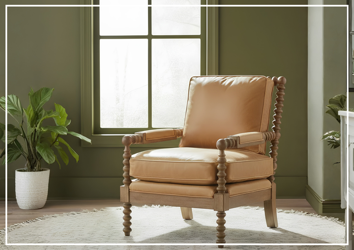 Universal Furniture Soho Modern Leather Accent Chair