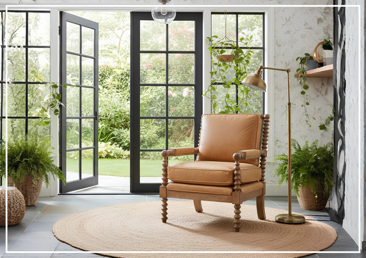 Universal Furniture Soho Modern Leather Accent Chair