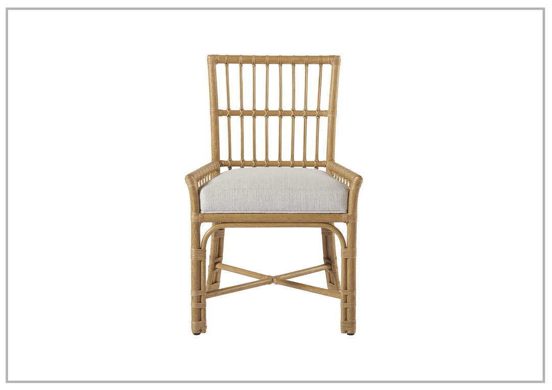 Universal Furniture Clearwater Fabric Low Arm Chair in White-sofabed.com