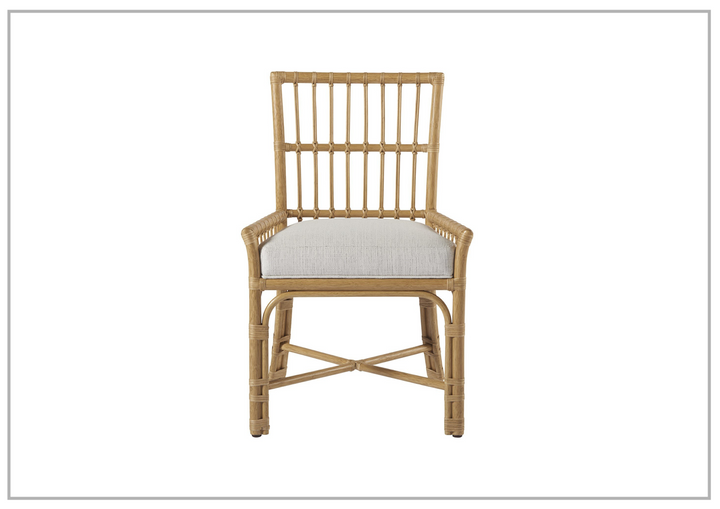 Universal Furniture Clearwater Fabric Low Arm Chair in White-sofabed.com