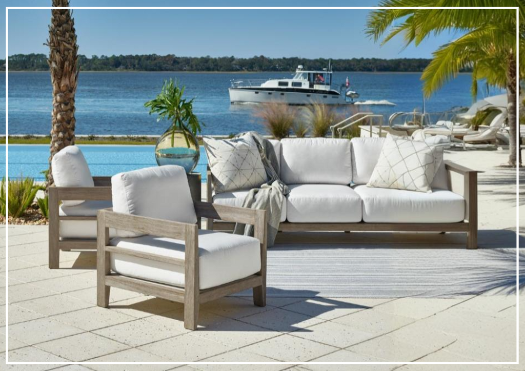 Universal Furniture Coastal Living Jolla White Lounge Chair-sofabed.com