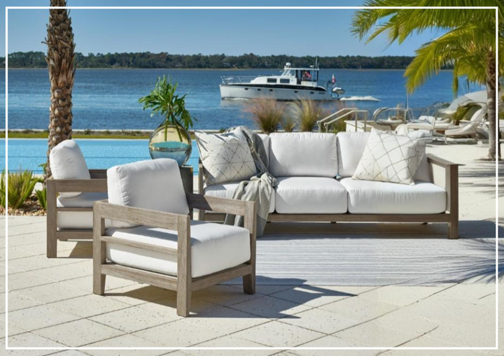 Universal Furniture Coastal Living Jolla White Lounge Chair-sofabed.com