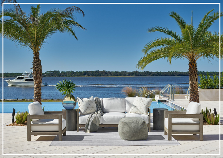 Universal Furniture Coastal Living Jolla White Lounge Chair-sofabed.com