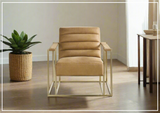 Jensen Leather Accent Chair | Metal Frame | Universal Furniture- SofaBed