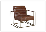 Jensen Leather Accent Chair | Metal Frame | Universal Furniture- SofaBed