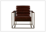 Jensen Leather Accent Chair | Metal Frame | Universal Furniture- SofaBed