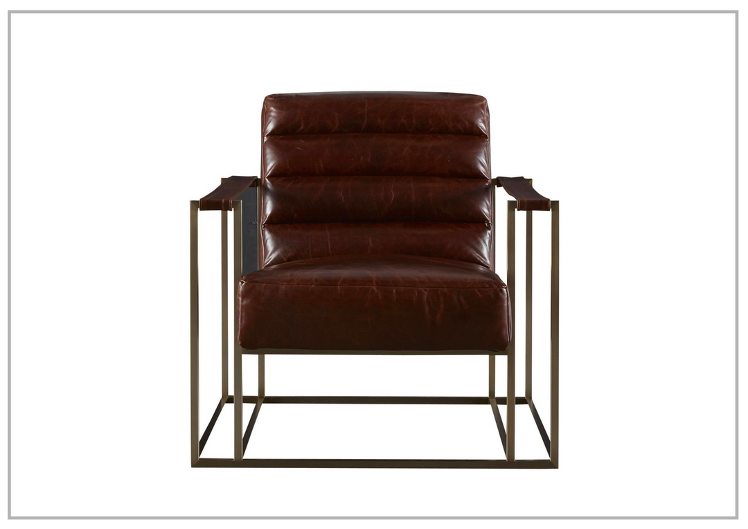 Jensen Leather Accent Chair | Metal Frame | Universal Furniture- SofaBed