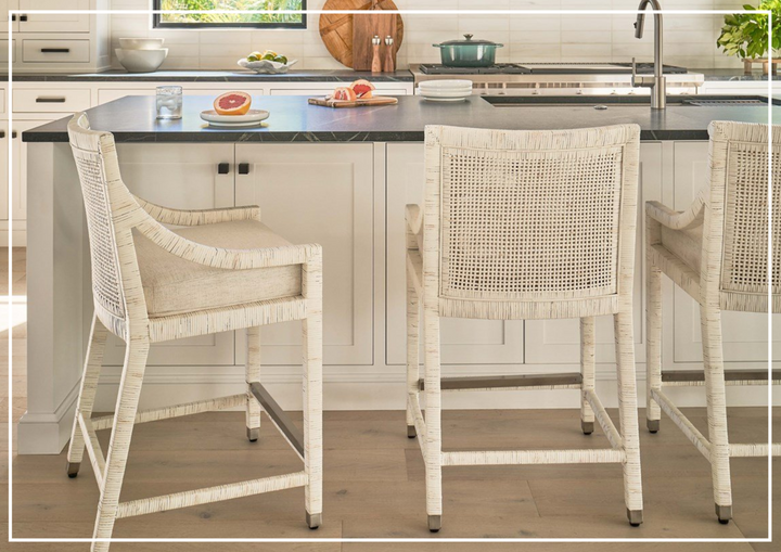 Universal Furniture Longboat White Counter Chair-sofabed.com
