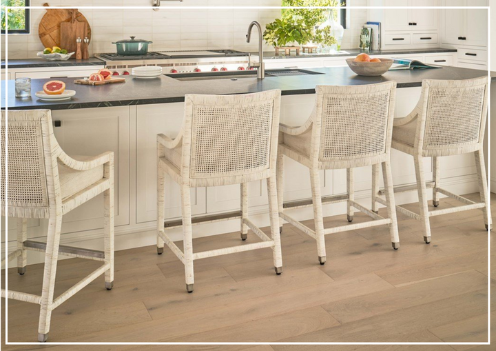 Universal Furniture Longboat White Counter Chair-sofabed.com