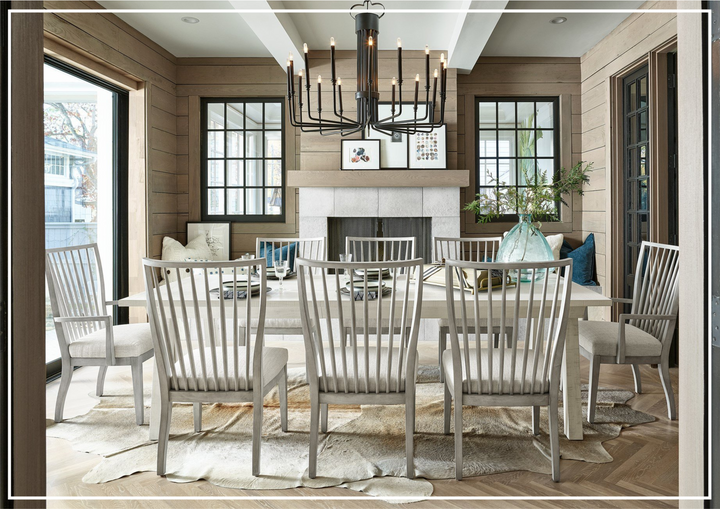 Universal Furniture Modern Farmhouse Bowen Wooden Arm Chair in White-sofabed.com