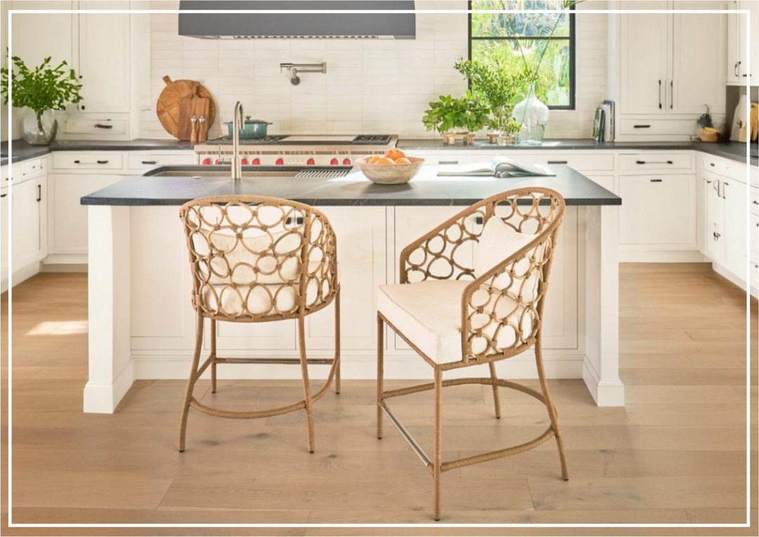 Universal Furniture Pebble Rattan Counter Chair-sofabed.com