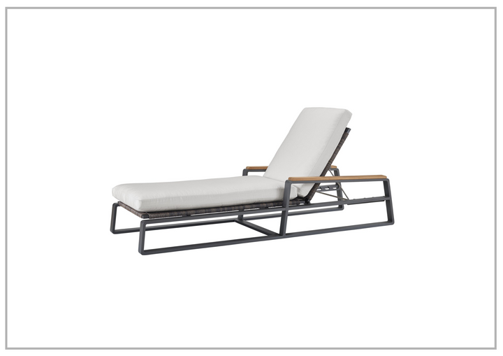 Universal Furniture San Clemente Chaise Lounge in Gray