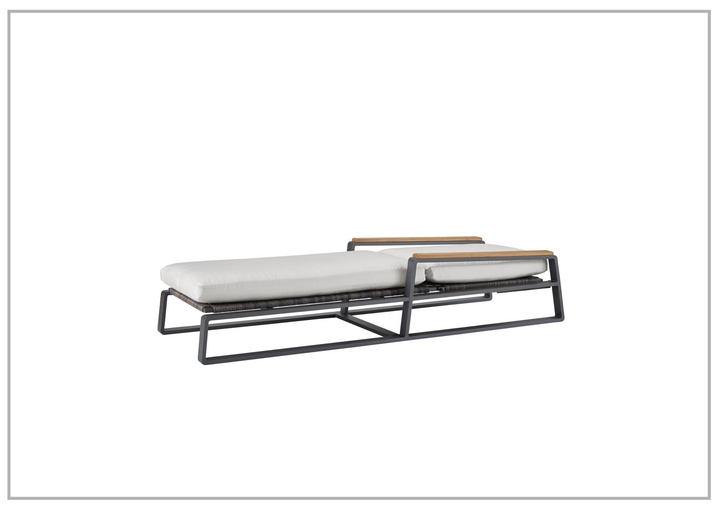 Universal Furniture San Clemente Chaise Lounge in Gray