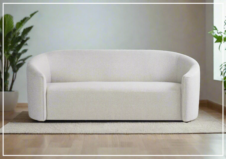 Universal Furniture Serenity 88" Fabric Sofa With Curved Arms