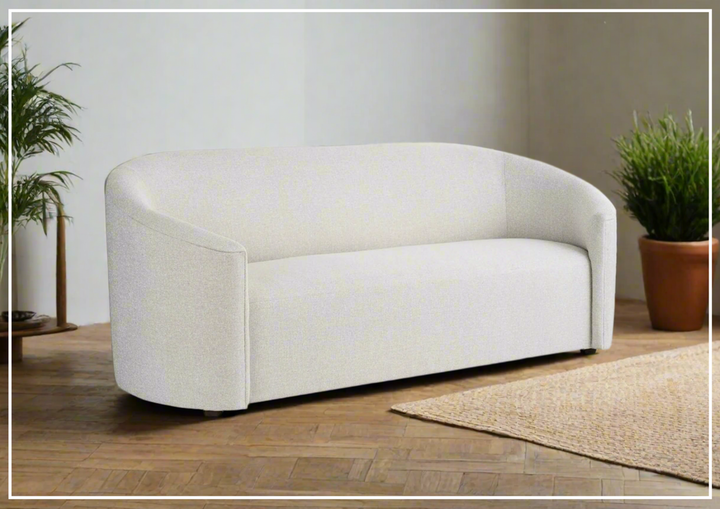 Universal Furniture Serenity 88" Fabric Sofa With Curved Arms