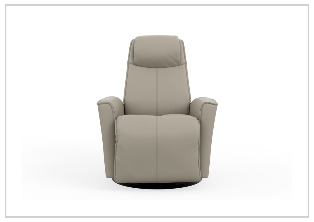 Fjords Urban Leather Power Recliner Chair with Swivel Glider Base-Sofa Bed