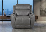 Klaussner Velisse Fabric Power Recliner Chair With Adjustable Headrest