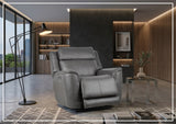 Klaussner Velisse Fabric Power Recliner Chair With Adjustable Headrest