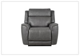 Klaussner Velisse Fabric Power Recliner Chair With Adjustable Headrest