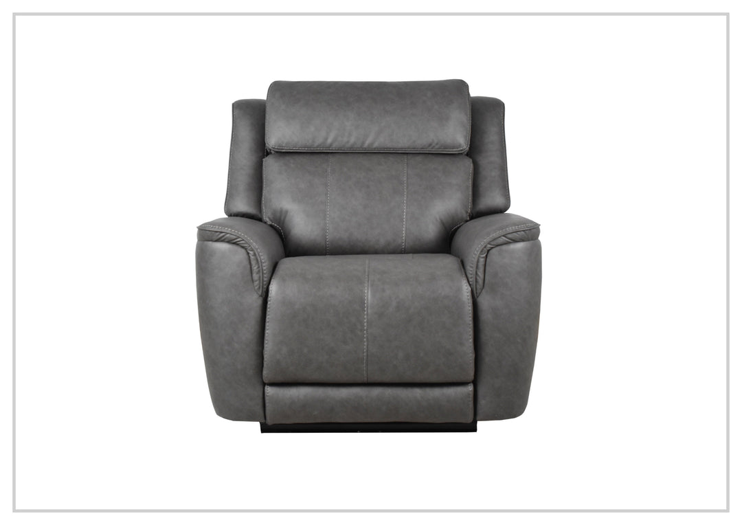 Klaussner Velisse Fabric Power Recliner Chair With Adjustable Headrest