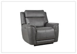 Klaussner Velisse Fabric Power Recliner Chair With Adjustable Headrest