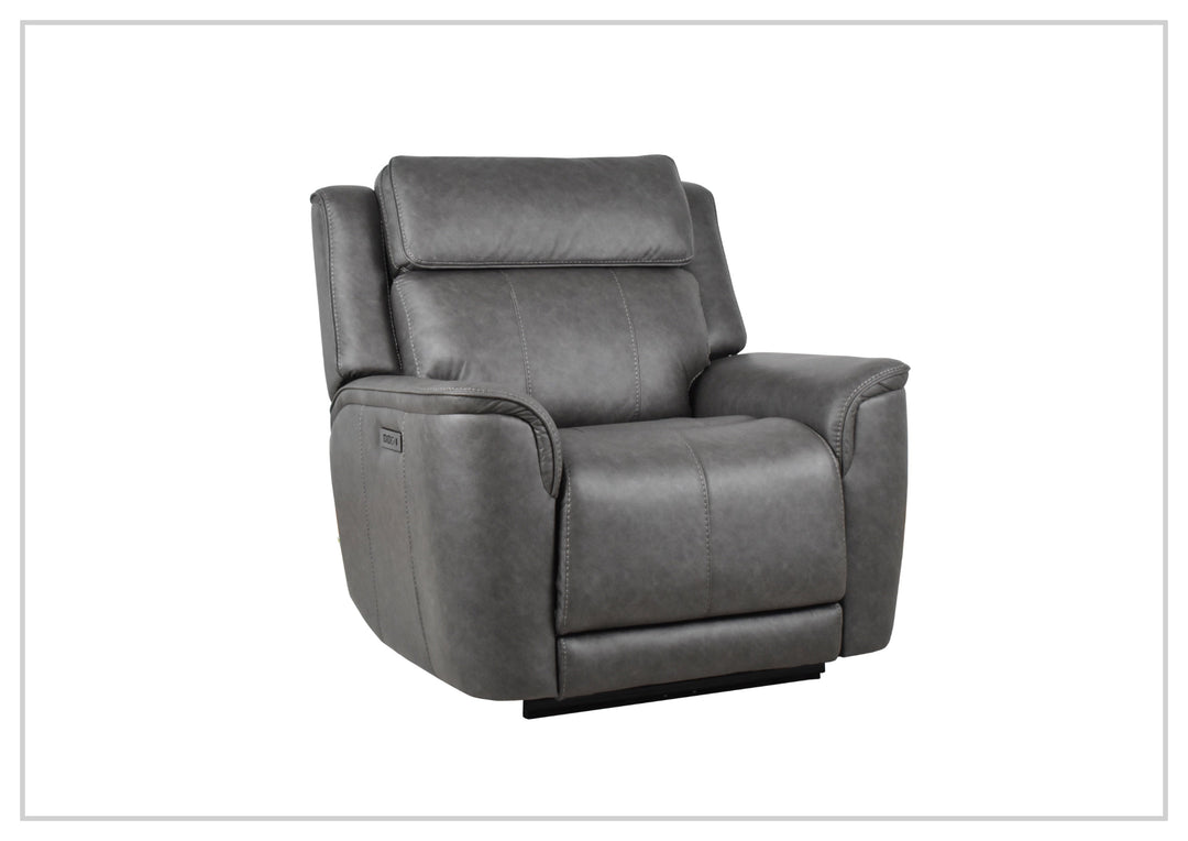 Klaussner Velisse Fabric Power Recliner Chair With Adjustable Headrest