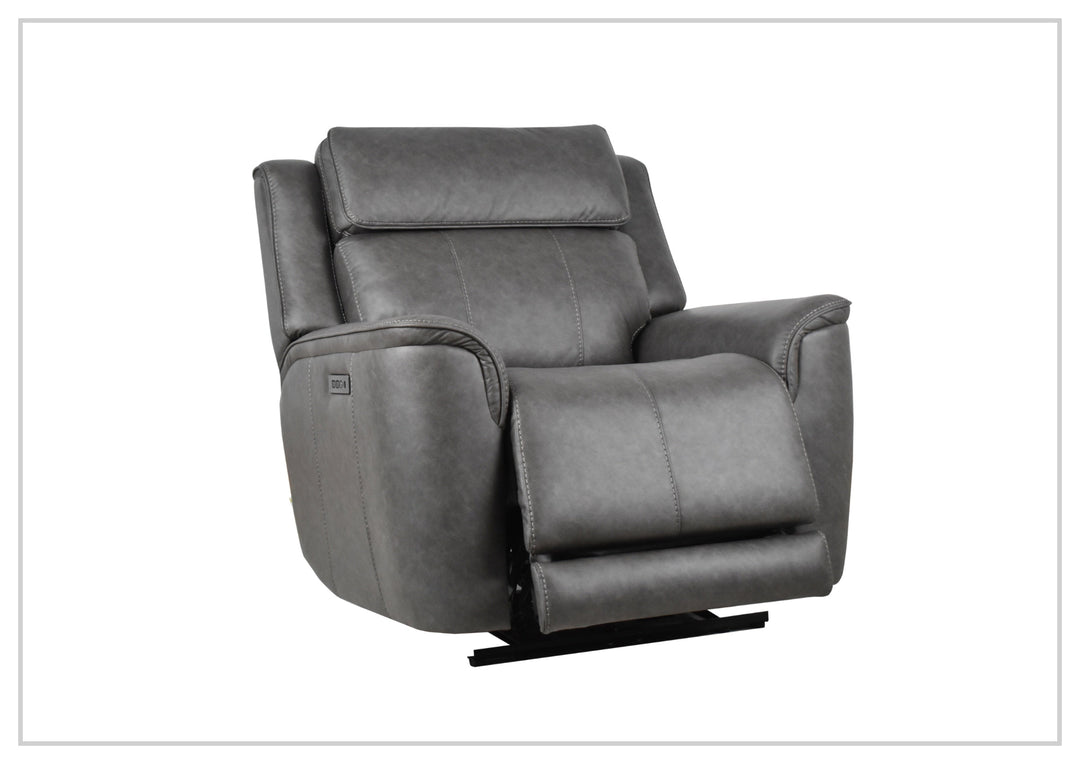 Klaussner Velisse Fabric Power Recliner Chair With Adjustable Headrest