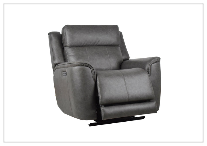 Klaussner Velisse Fabric Power Recliner Chair With Adjustable Headrest
