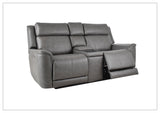 Klaussner Velisse Power Reclining Loveseat with Audio System
