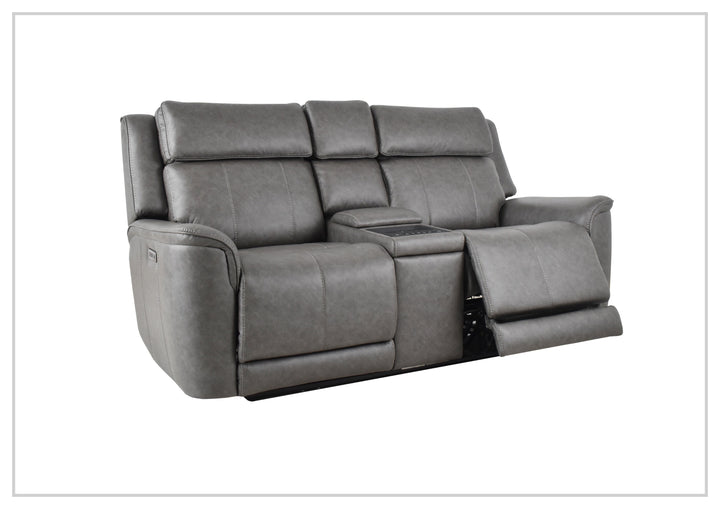 Klaussner Velisse Power Reclining Loveseat with Audio System