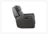 Klaussner Velisse Power Reclining Loveseat with Audio System