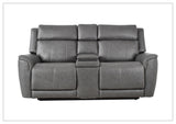 Klaussner Velisse Power Reclining Loveseat with Audio System