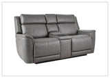 Klaussner Velisse Power Reclining Loveseat with Audio System