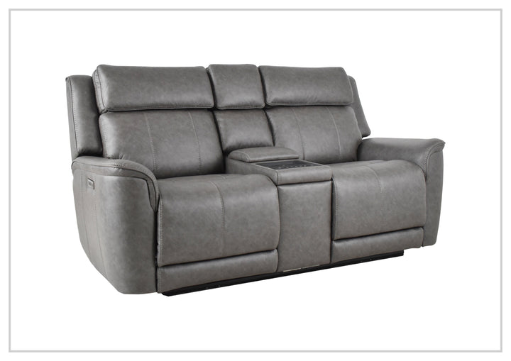 Klaussner Velisse Power Reclining Loveseat with Audio System