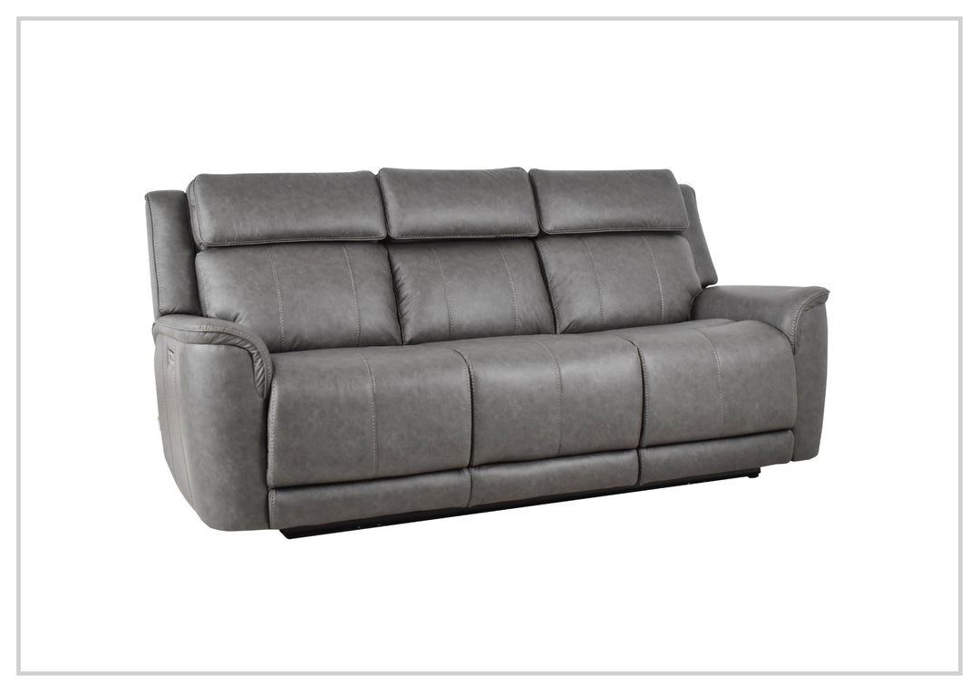 Klaussner Velisse Fabric Power Reclining Sofa With Adjustable Headrest