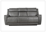 Klaussner Velisse Fabric Power Reclining Sofa With Adjustable Headrest