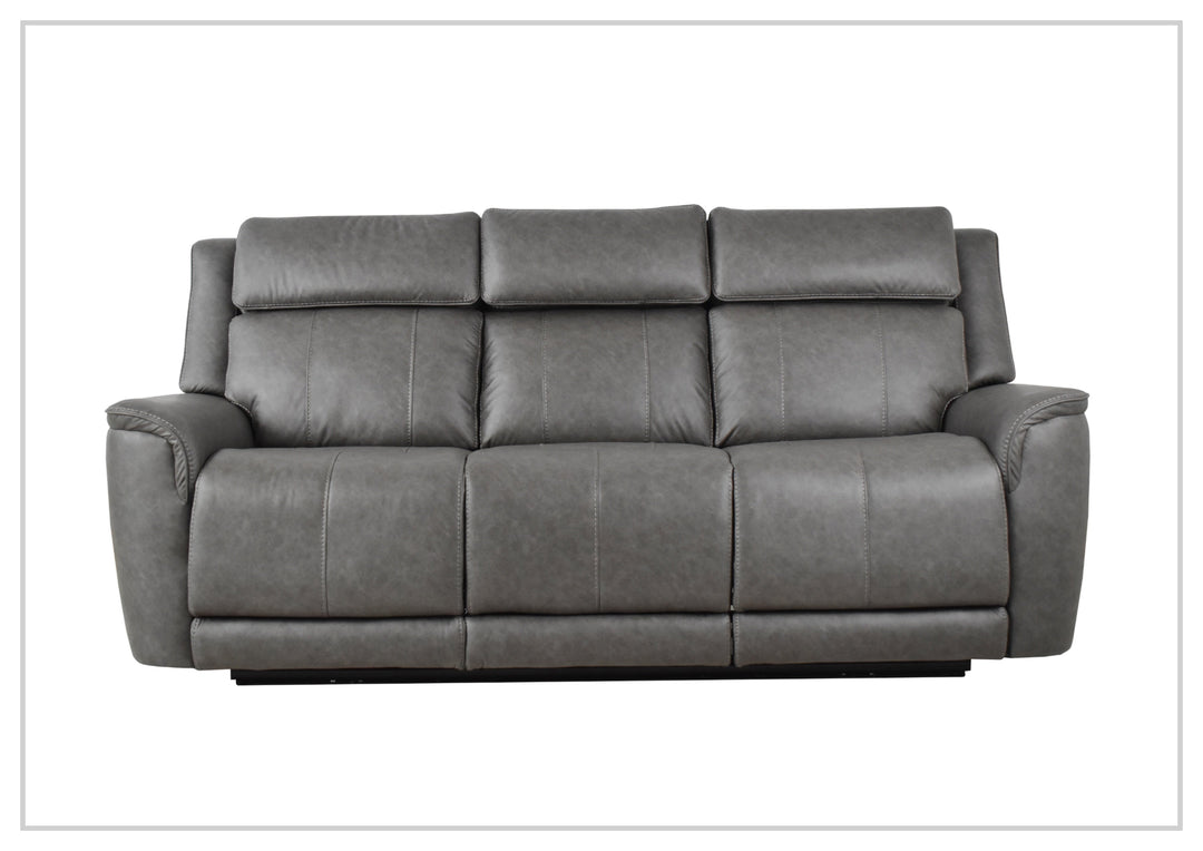 Klaussner Velisse Fabric Power Reclining Sofa With Adjustable Headrest