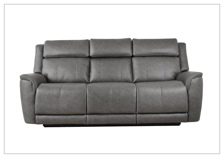 Klaussner Velisse Fabric Power Reclining Sofa With Adjustable Headrest